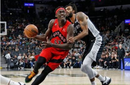 NBA-西卡22+10+11 特伦特24分 猛龙143-100大胜马刺