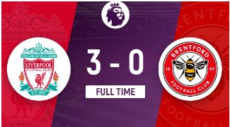 英超-萨拉赫双响若塔世界波破门 利物浦3-0完胜布伦特福德升至第二