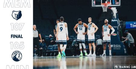 NBA-灰熊107-105力克森林狼迎开门红 莫兰特20+11 诺威尔22分