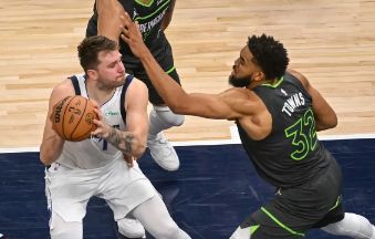 NBA季后赛-东欧合砍72分爱德华兹28+9 独行侠4-1淘汰森林狼总决赛战绿军