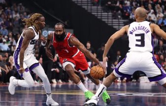 快船104-88胜国王豪取4连胜 哈登22+6 福克斯29+7