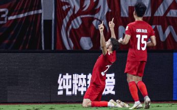 中超-梅州客家2-1大连人 科索维奇破门曼佐基世界波