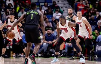 热火106-95终结鹈鹕4连胜 阿德巴约24+7 锡安23+9+7