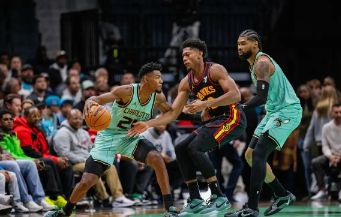 老鹰107-104险胜黄蜂 约翰逊20分 米勒32+8 奥孔古16+11