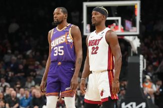 杜兰特32分 希罗28+6 努尔基奇20+18 太阳3分险胜热火