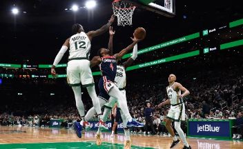 NBA-普里查德28+9+12鲍德温17分 全主力轮休绿军132-122力克奇才