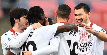 意甲-伊布失点凯西点射 AC米兰2-1博洛尼亚
