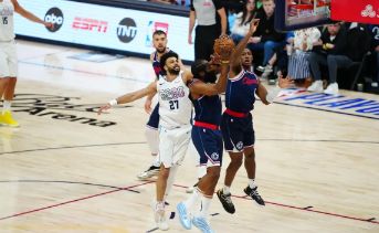 掘金131-115轻取快船总比分3-2拿到赛点 穆雷狂砍43+7 哈登仅11分