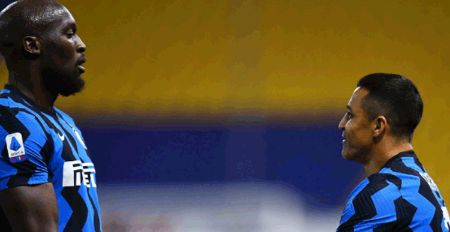 意甲-国米2-1帕尔马领先米兰6分 卢卡库助攻桑切斯梅开二度