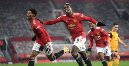 英超-曼联1-0狼队暂列第二 拉什福德上演绝杀大戏