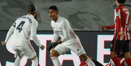 西甲-卡塞米罗破门奥布拉克乌龙 皇马2-0送马竞首败