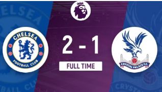 英超-切尔西2-1战胜水晶宫升第十 马杜埃凯点射绝杀穆德里克破门