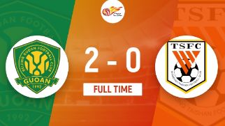 中超-国安2-0泰山送对手3轮不胜 国安1分钟2球 韩佳奇9扑救