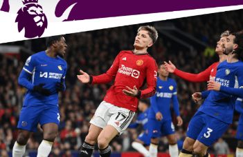 英超-曼联2-1切尔西 麦克托米奈双响帕尔默破门B费失点