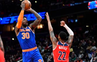 NBA-兰德尔狂轰46分库兹马关键失误 尼克斯115-109逆转奇才获四连胜