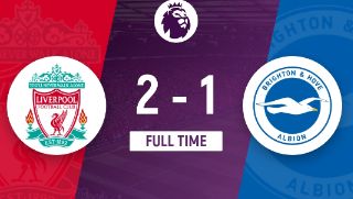 英超-利物浦2-1小胜布莱顿 萨拉赫建功迪亚斯破门