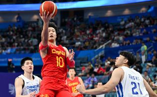 亚运会-中国男篮101-73大胜中国台北夺亚运会铜牌 崔永熙10中9砍20分
