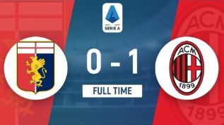 意甲-米兰1-0小胜热那亚 吉鲁扑单刀普利西奇绝杀迈尼昂直红
