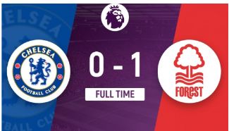 英超-切尔西0-1不敌森林4轮仅1胜 凯塞多失误送礼杰克逊失空门