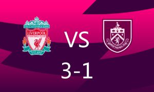 英超-利物浦3-1伯恩利 利物浦龙年开门红多赛领先曼城2分