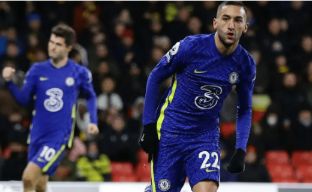 英超-芒特传射齐耶赫替补破门 切尔西2-1战胜沃特福德