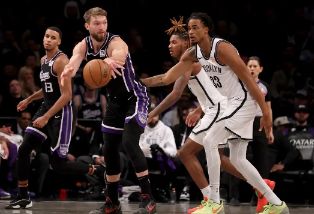 国王110-96送篮网7连败  萨博尼斯21+22 福克斯30分
