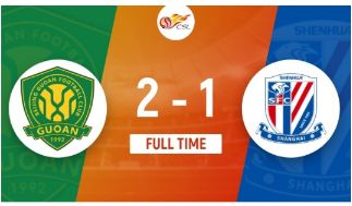 中超-十人国安2-1战胜上海申花 巴索戈世界波!法比奥双响侯森染红
