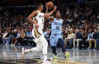 灰熊120-109送鹈鹕7连败 莫兰特27+7 CJ空砍30分 杰克逊23+8