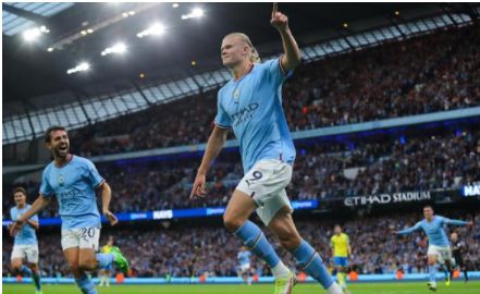 英超-哈兰德连场戴帽!阿根廷新星2球 曼城6-0狂胜诺丁汉森林