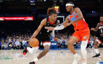 NBA-亚历山大29+6杰伦-格林14分 雷霆狂胜37分133-96送火箭7连败
