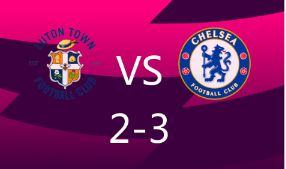 英超-切尔西3-2卢顿，帕尔默造三球，巴克利破门