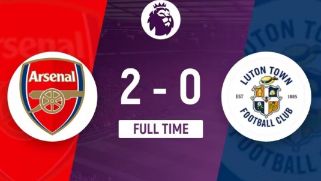 英超-阿森纳2-0卢顿先赛1分领跑 厄德高建功S罗抢断+策动+造乌龙