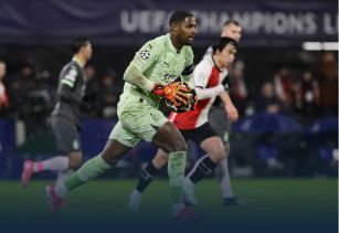 欧冠-首回合费耶诺德1-0米兰，派尚破门+中楣，迈尼昂失误送礼