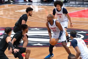 奇才107-99胜篮网 普尔26分 约翰逊17分 库利巴利20+5