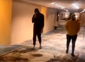 哈雷尔晒趣味视频调侃浓眉：这个人做新冠检测还带个保镖