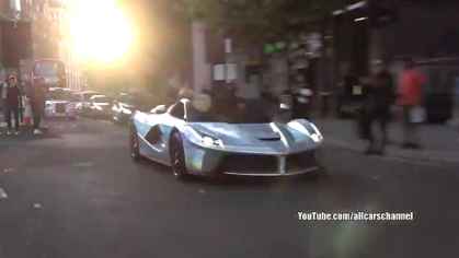 亮瞎路人！感受一下奥巴梅扬价值300万镑的法拉利超级跑车