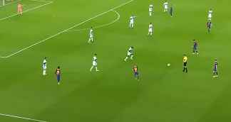 基本操作！梅西甘伯杯再现神级传球