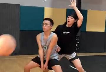 当排球运动员遇上篮球