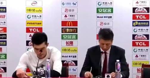 囧！赛后发布会主持人 竟将广州主帅郭士强称呼为李楠